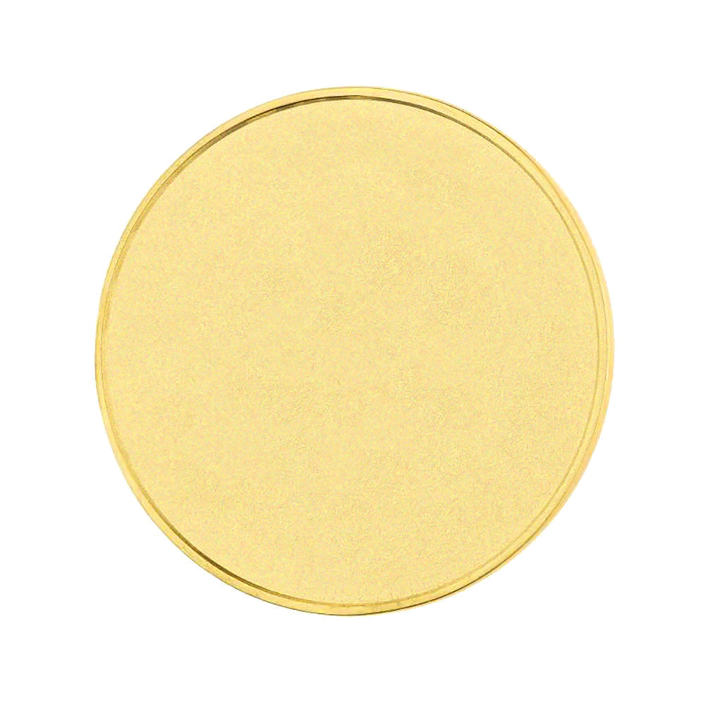 20/50Pcs Brass Metal Blank Challenge Coin for Laser Engravers