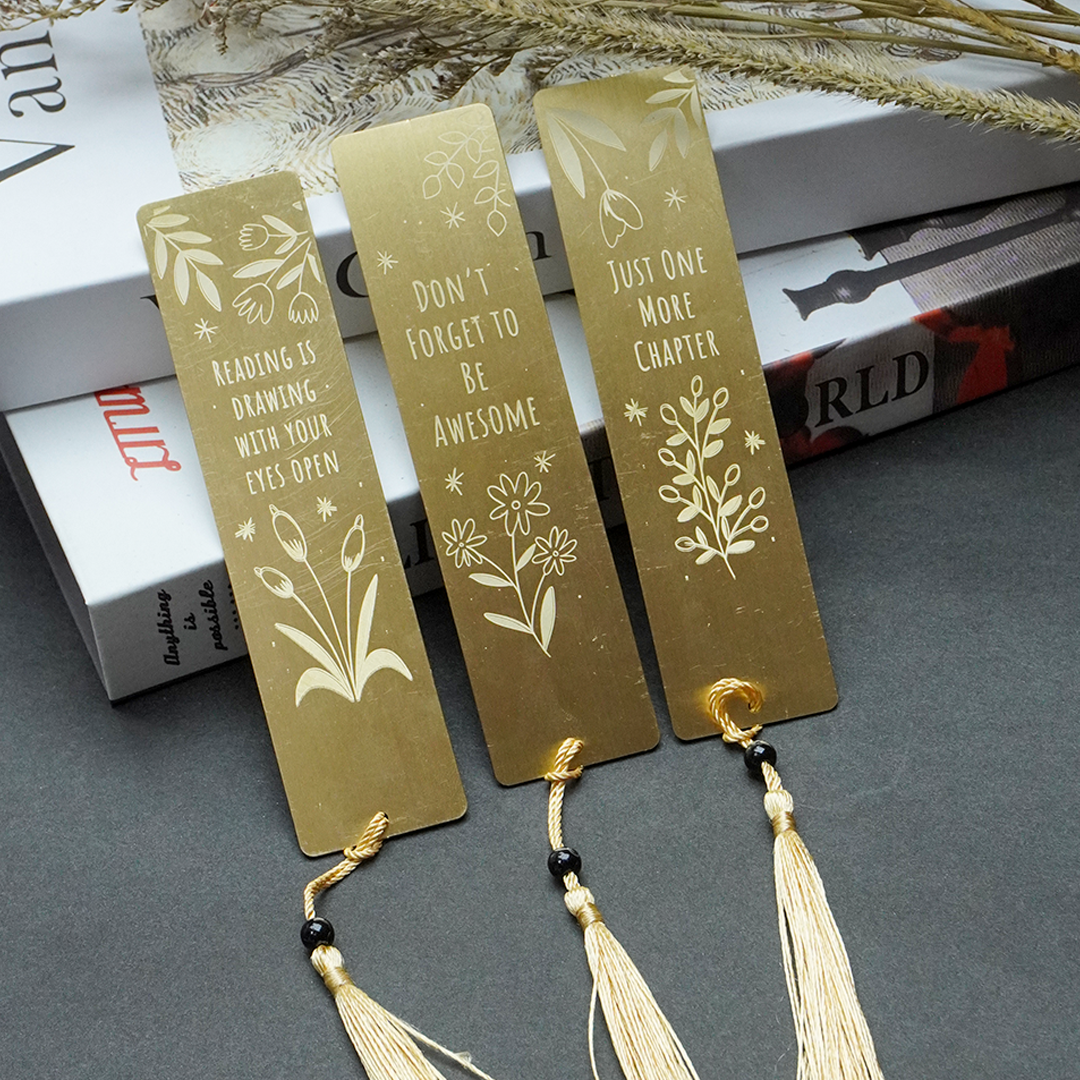 DIY Metal Bookmark (6pcs) – Blank & Ready to Engrave
