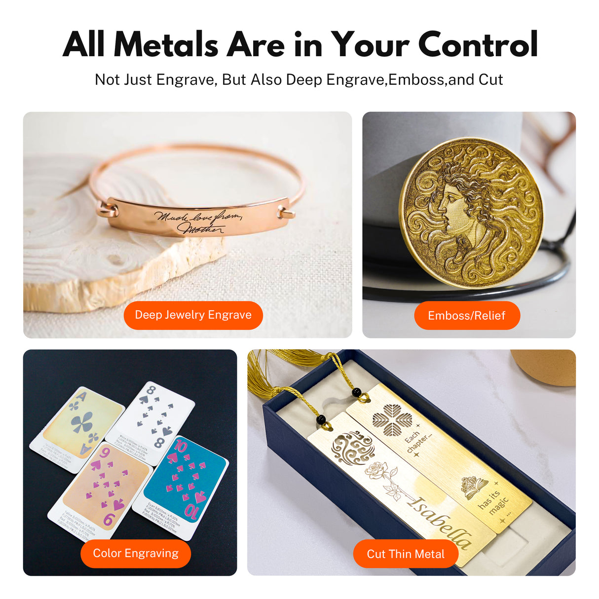 EM-Smart Dual SE 20W Fiber + 20W Diode Desktop Laser Engraver