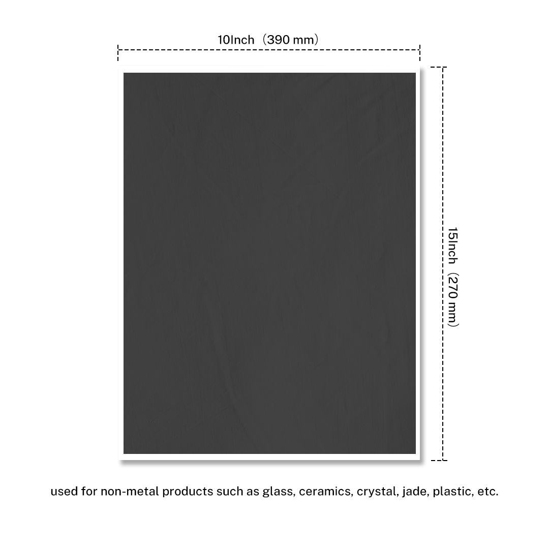 10 Stück Gravurpapier für Lasergravierer, Lasergravurwerkzeuge für Keramik, Glas, Keramikfliesen und Metall