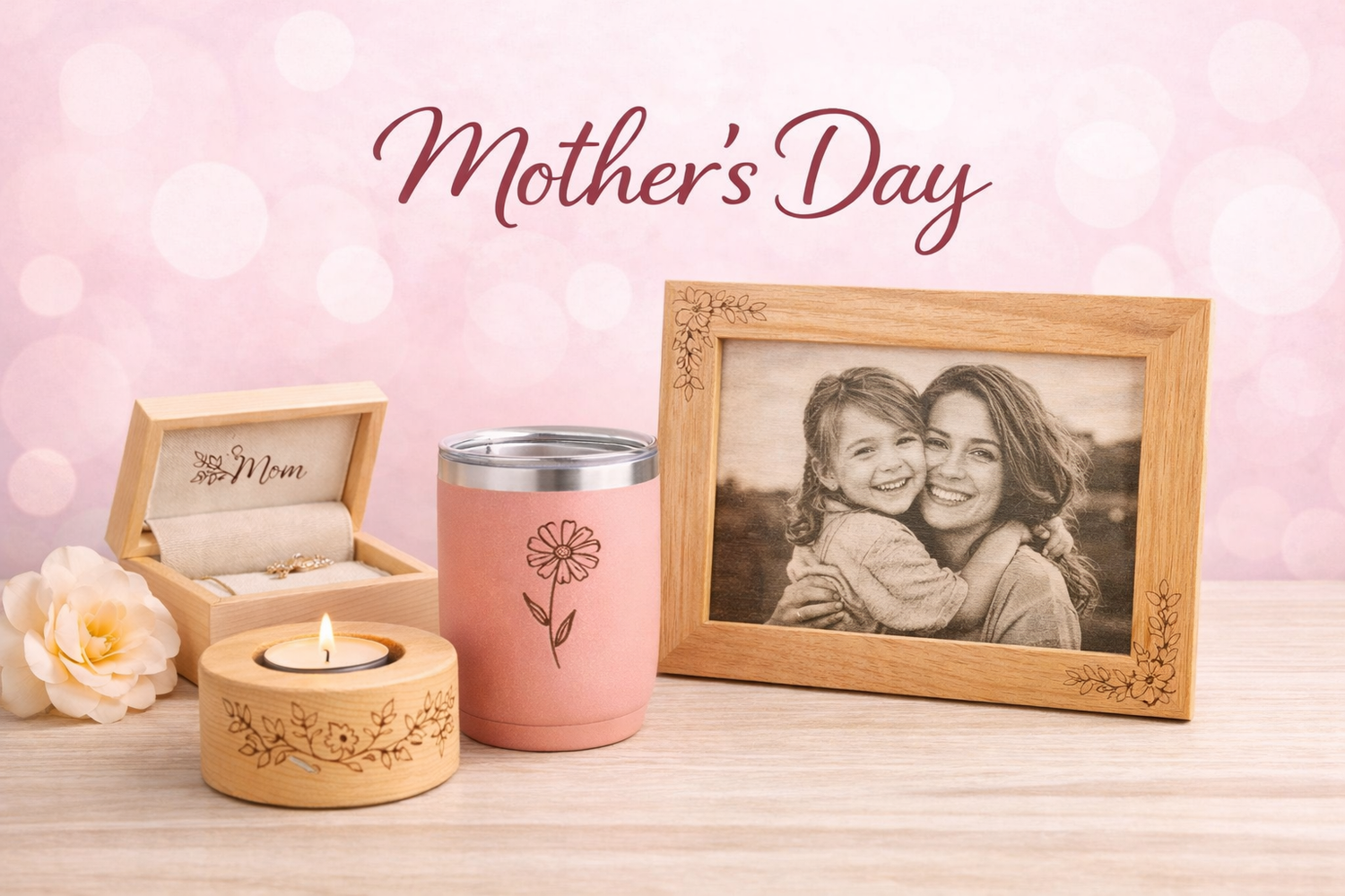 Mother’s Day Laser Engraving Idea