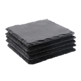 5 Schieferuntersetzer für Lasergravur