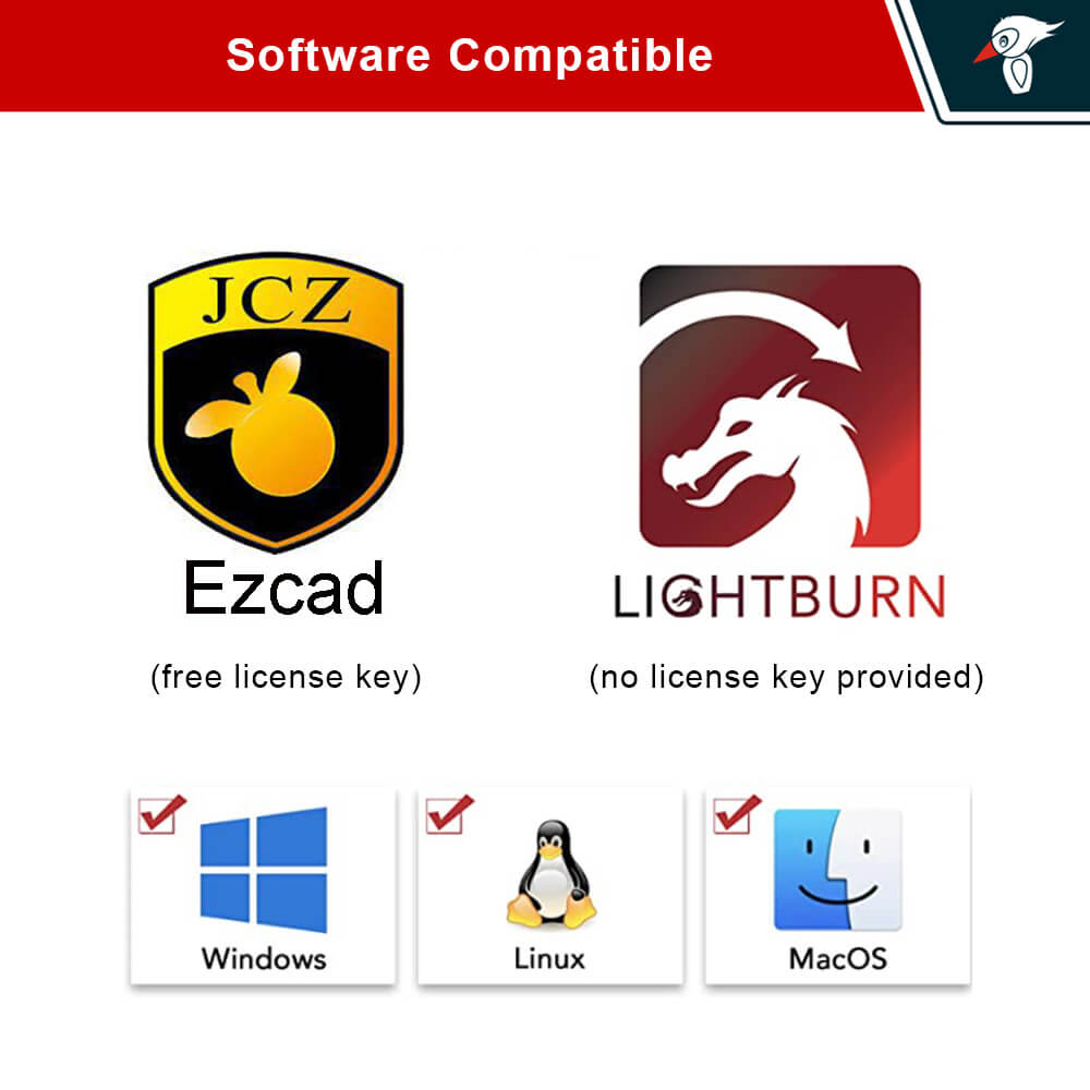 EM-Smart Nova - 20W/25W lasergraveringsmaskin med rotationsskärare