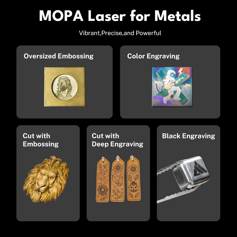 em-smart MOPA - JPT Color Laser Engraver – Vivid Color Engraving on All Metals