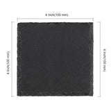 5 Schieferuntersetzer für Lasergravur