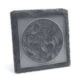 5 Schieferuntersetzer für Lasergravur