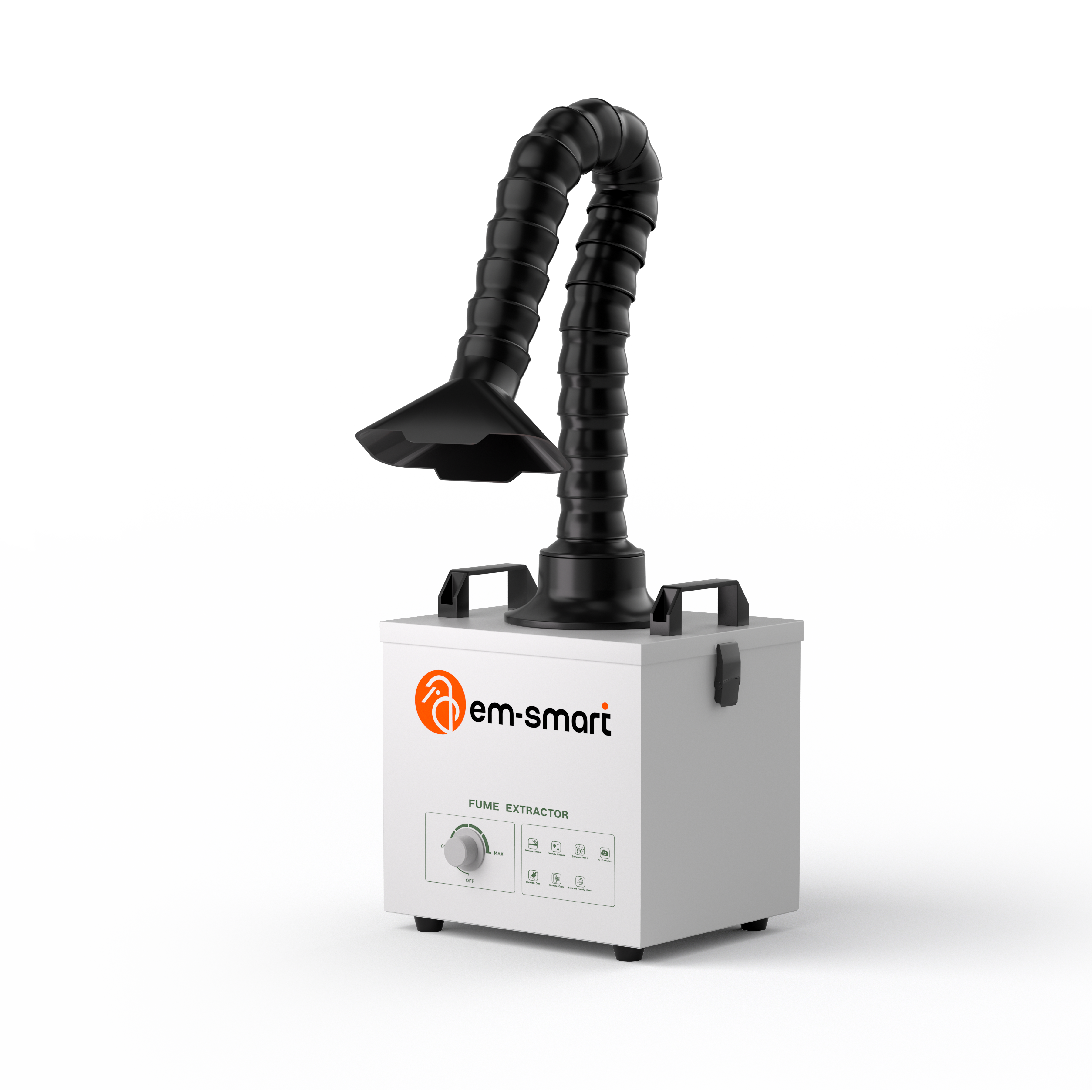 Luftrenande rökabsorberare