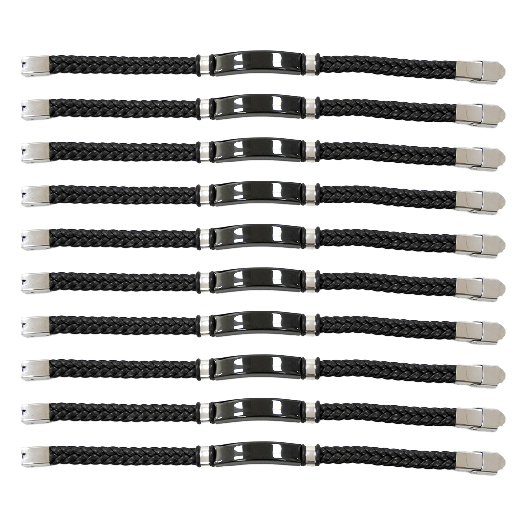 Lederarmbänder (6 Stück) – Für DIY-Projekte und Kleinunternehmen