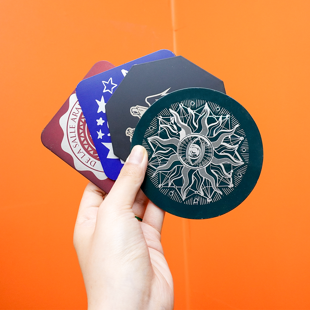 Tomma metallunderlägg (6 st)