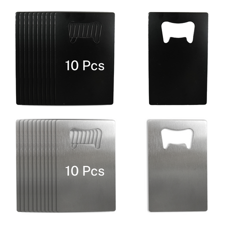 Metallflaschenöffner für Lasergravur (10 Stück)