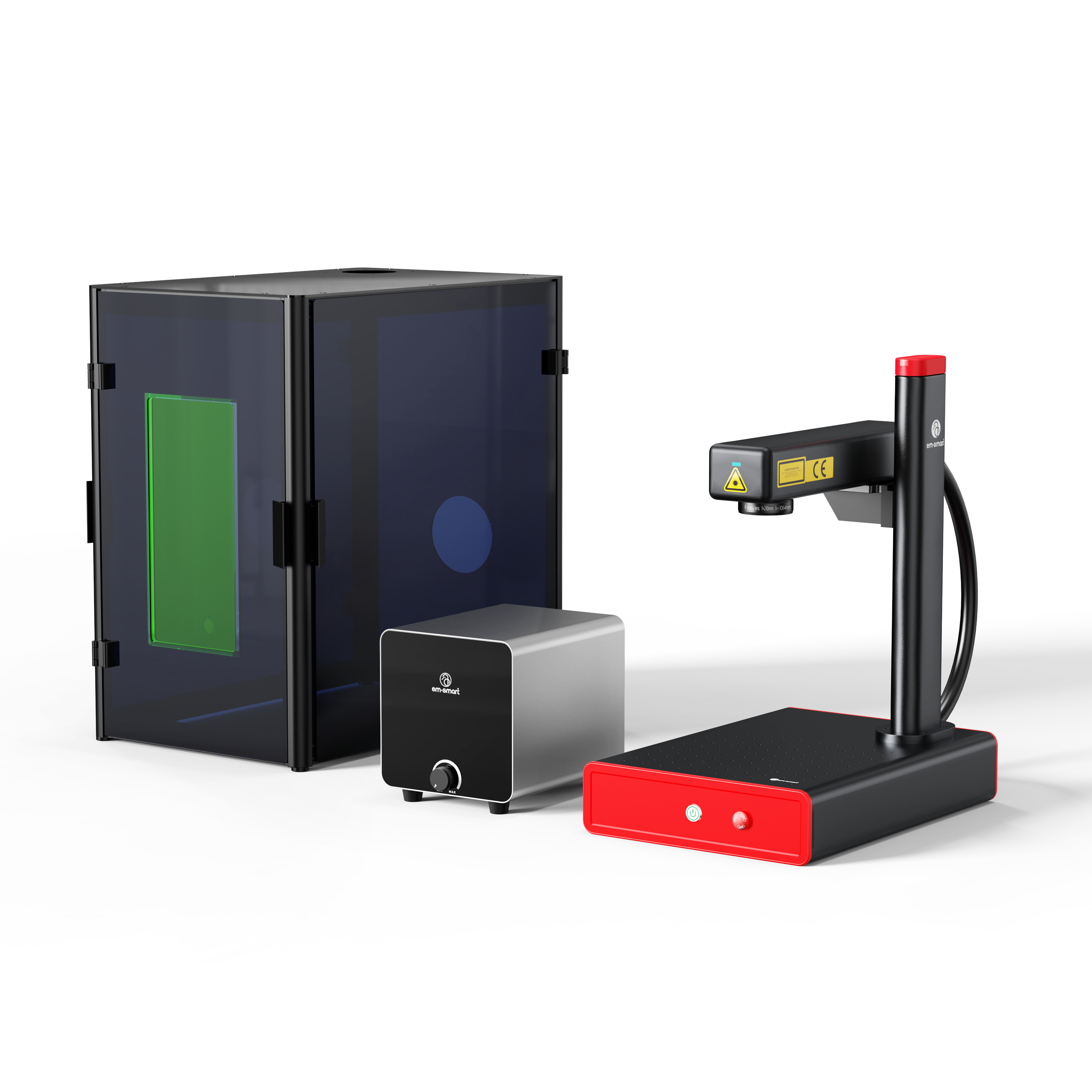 em-smart MOPA - JPT Color Laser Engraver – Vivid Color Engraving on All Metals