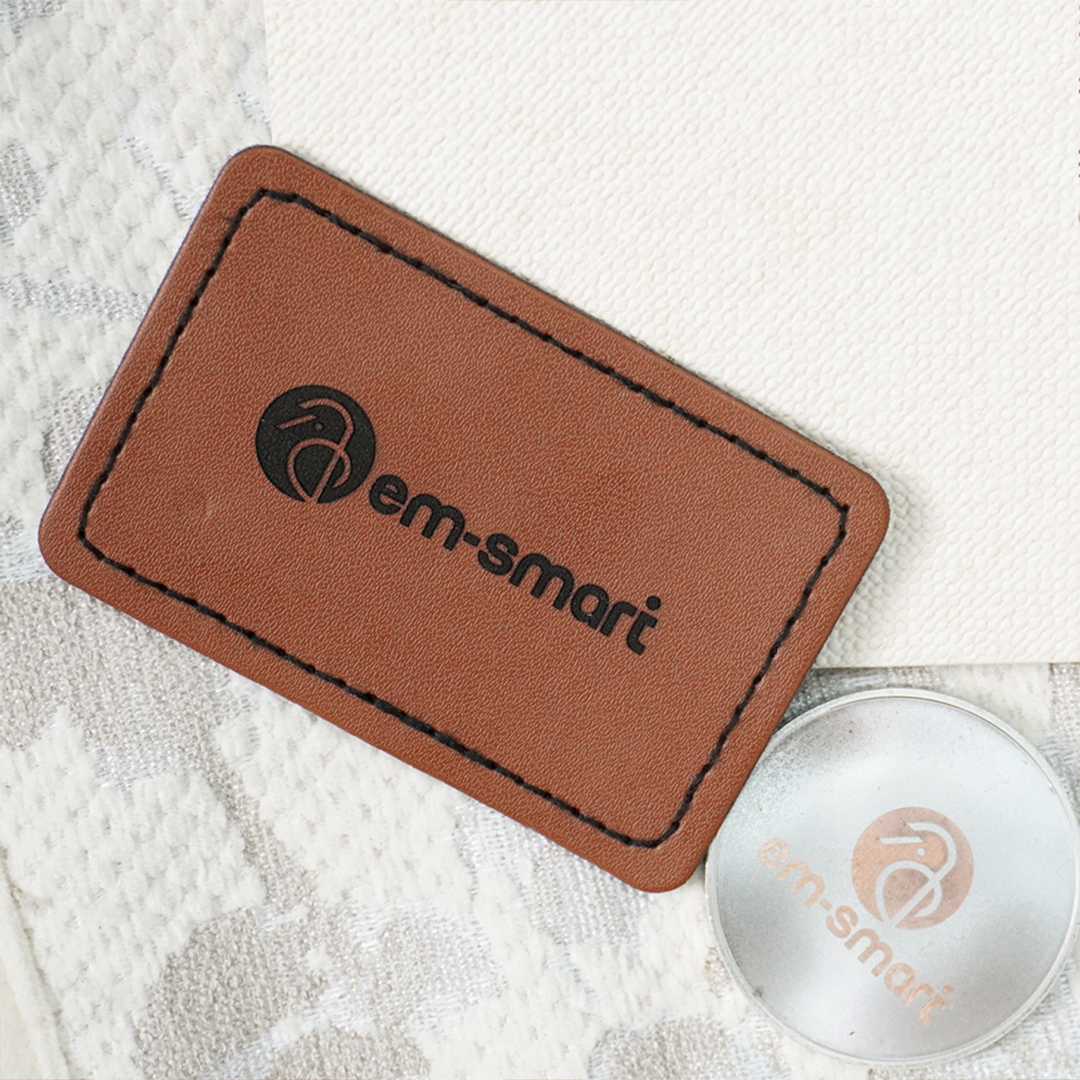 Etichette in pelle (6 pezzi) – Per etichette personalizzate e marchi fai da te