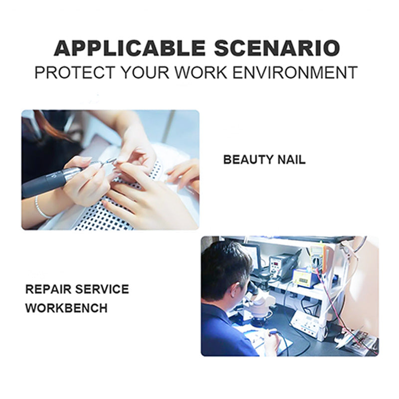 Luftrenande rökabsorberare