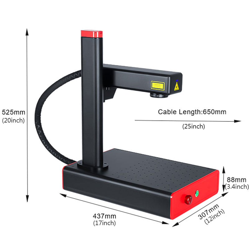 em-smart MOPA - JPT Color Laser Engraver – Vivid Color Engraving on All Metals