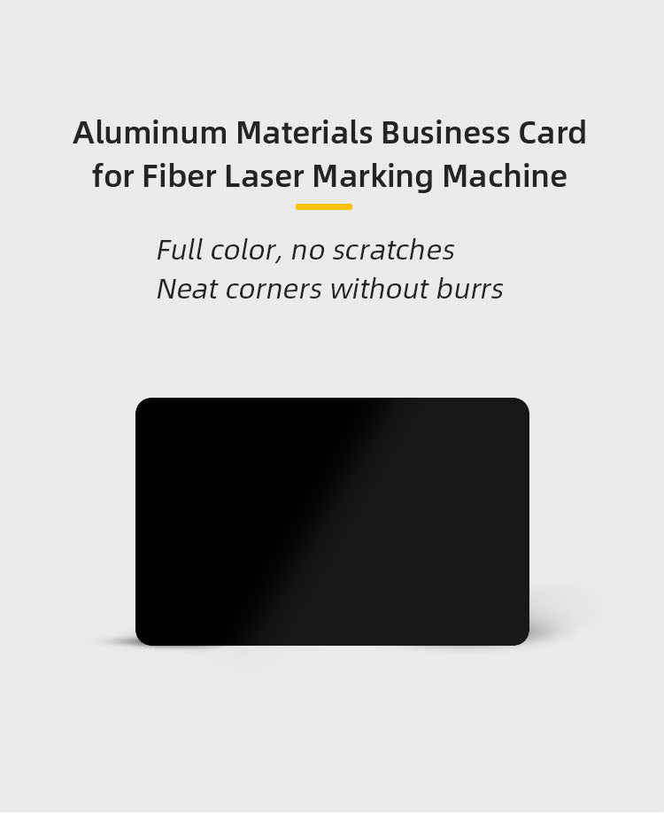 Blanko-Visitenkarten aus Metall (100 Stück)