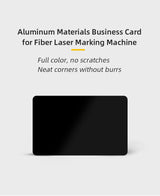 Blanko-Visitenkarten aus Metall (100 Stück)